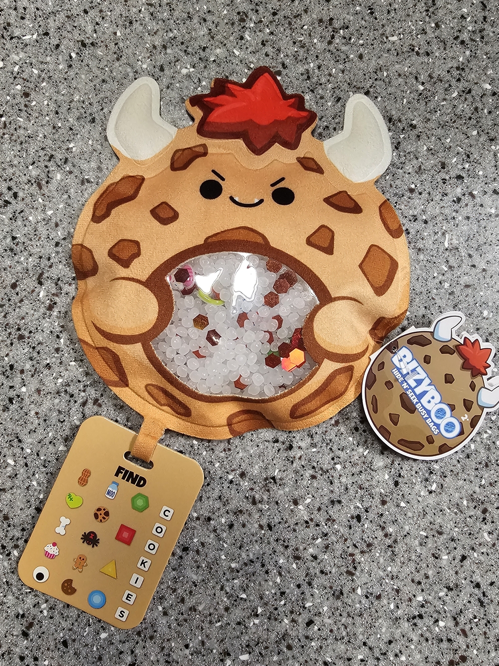 Cookie Crumbs Monster BizzyBoo, Hide 'N' Seek Busy Bag Sensory Finder
